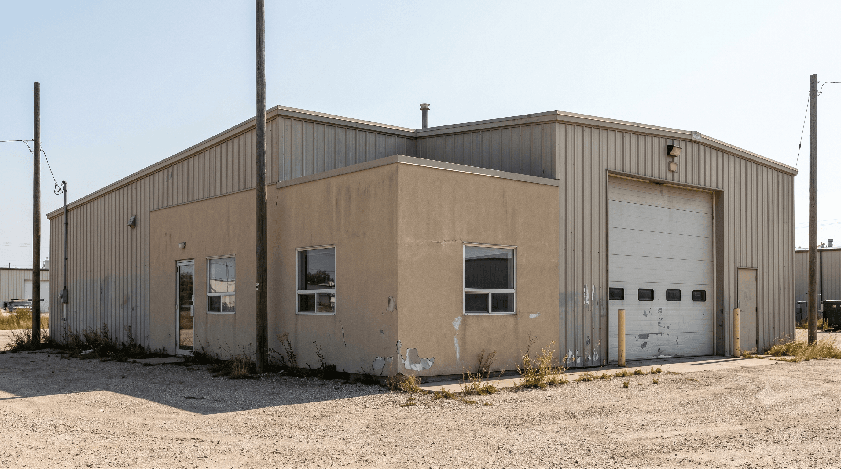 Commercial painting project 10 before photo in Winnipeg