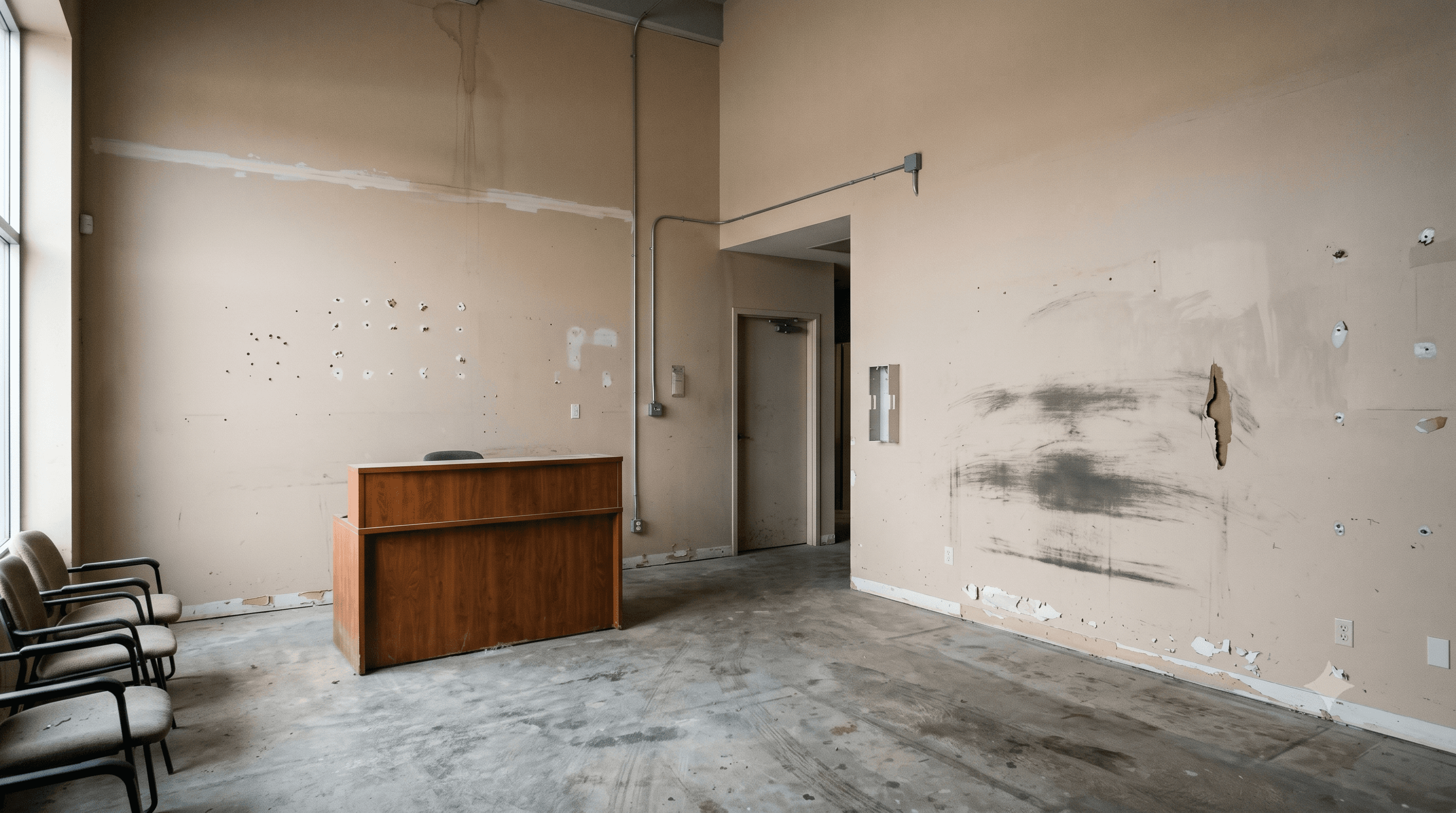 Commercial painting project 4 before photo in Winnipeg