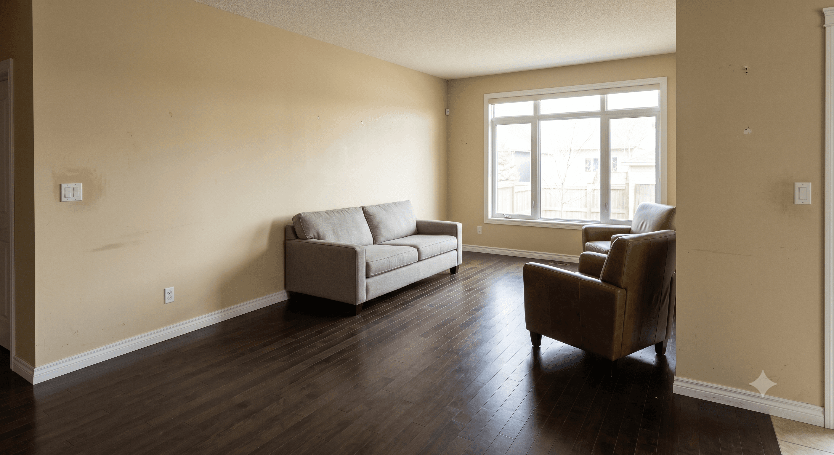 See the Transformation before — Interior Painting Project 1