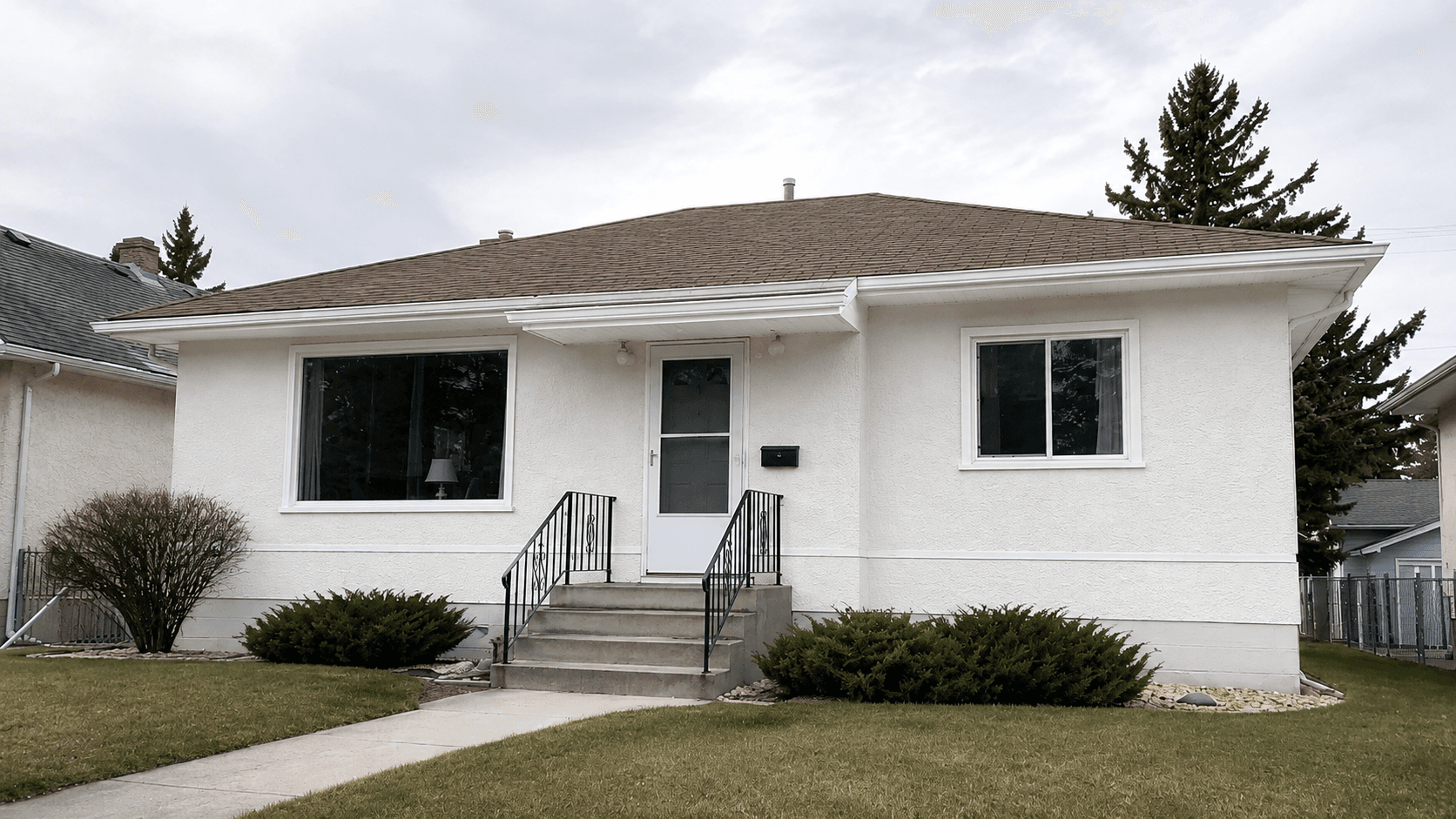 See the Transformation after — Stucco Project 1